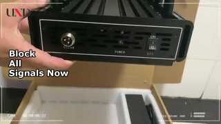 World's First 16-Antenna Signal Jammer 5G WiFi GPS
